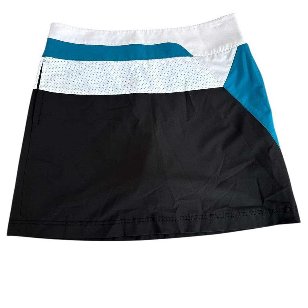 Cutter & Buck Annika Black, White, and Blue Golf Skort Skirt